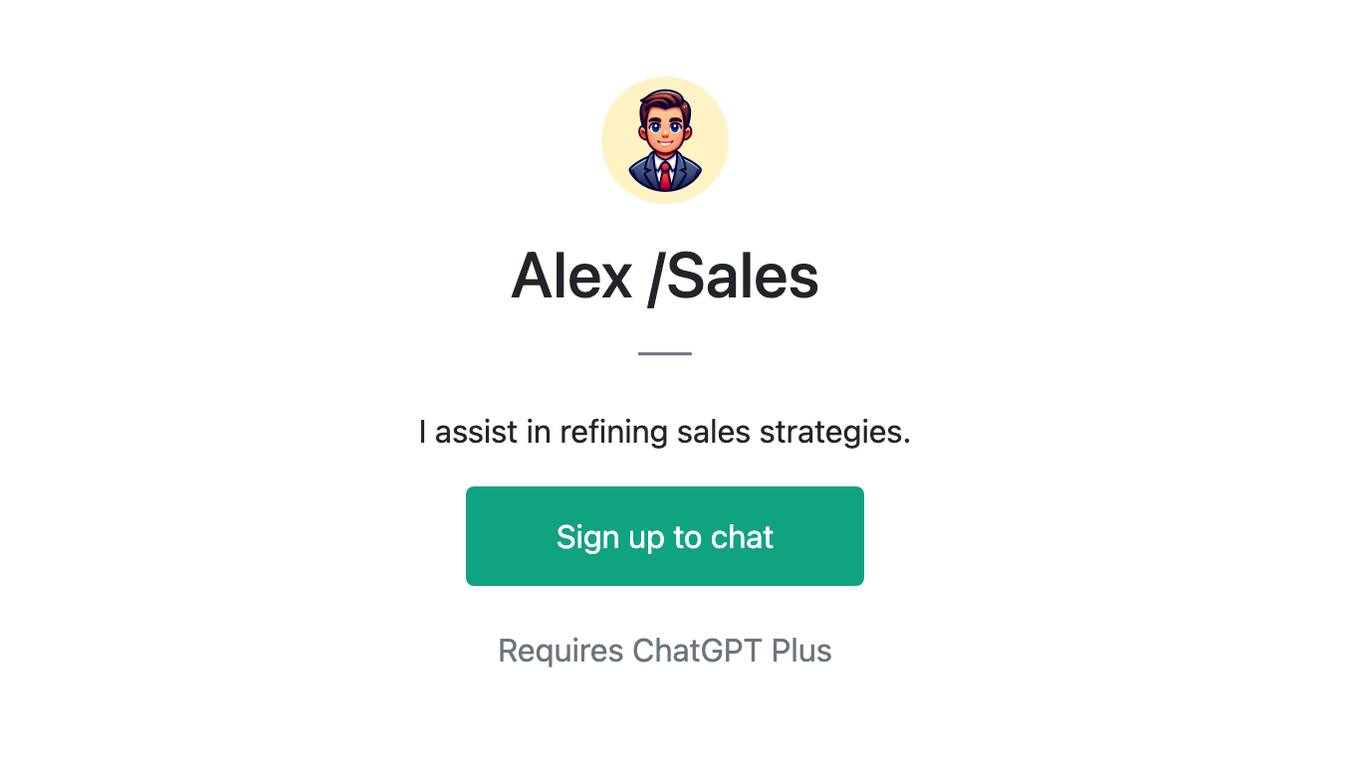 Alex /Sales Screenshot