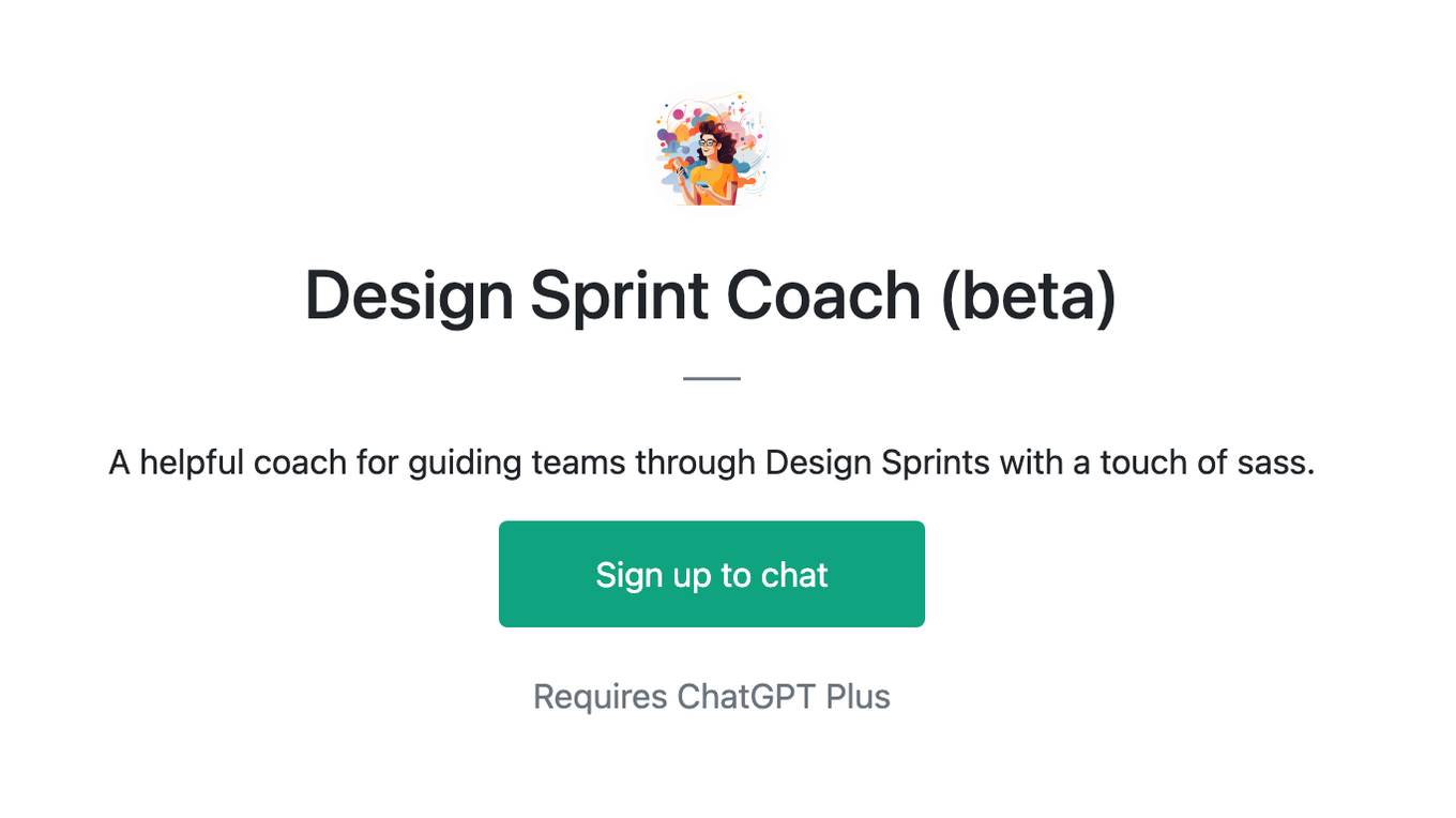 Design Sprint Coach (beta) Screenshot