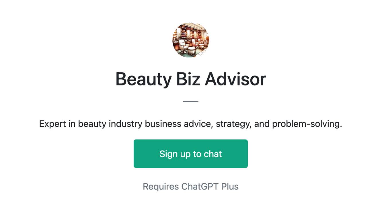 Beauty Biz Advisor Screenshot