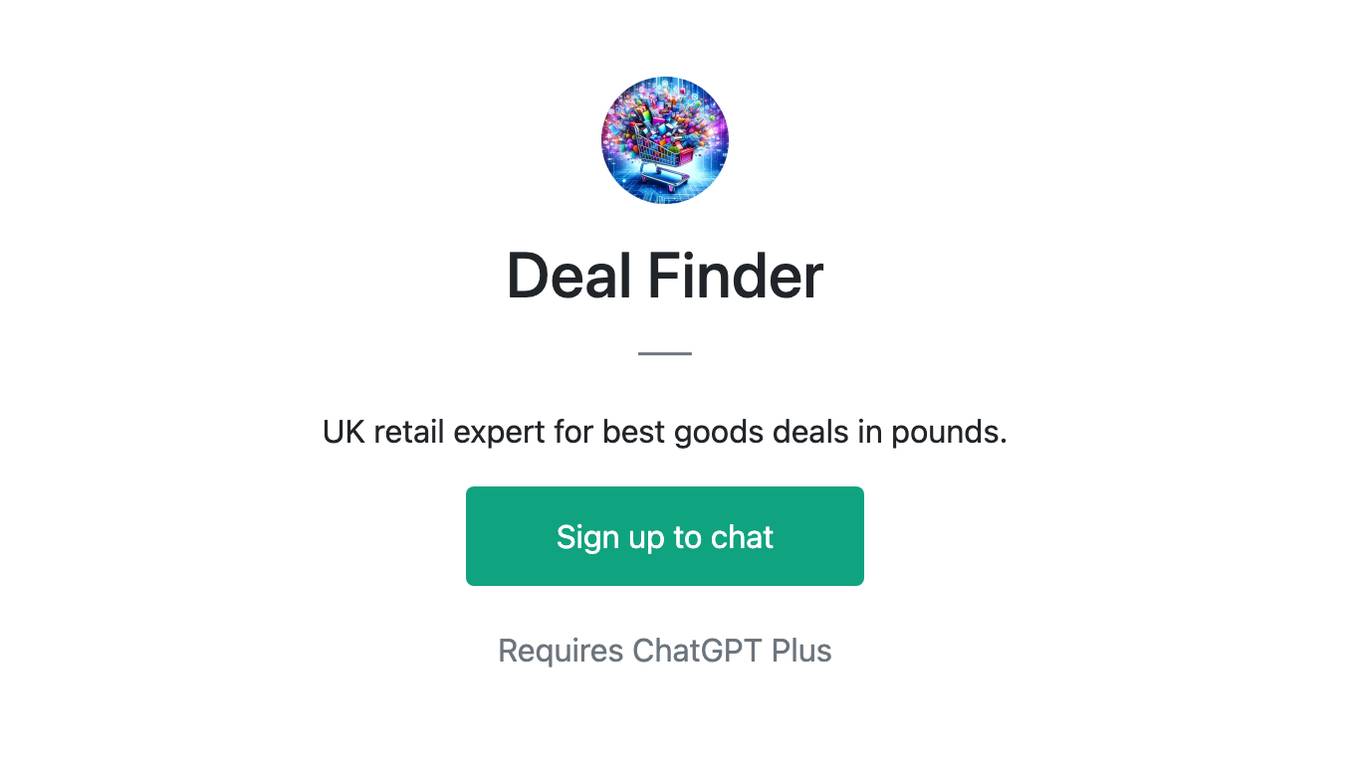 Deal Finder Screenshot