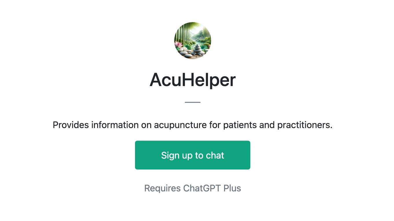 AcuHelper Screenshot