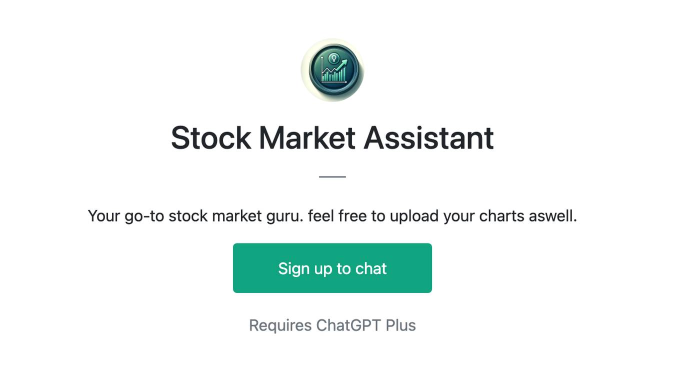 Stock Market Assistant Screenshot