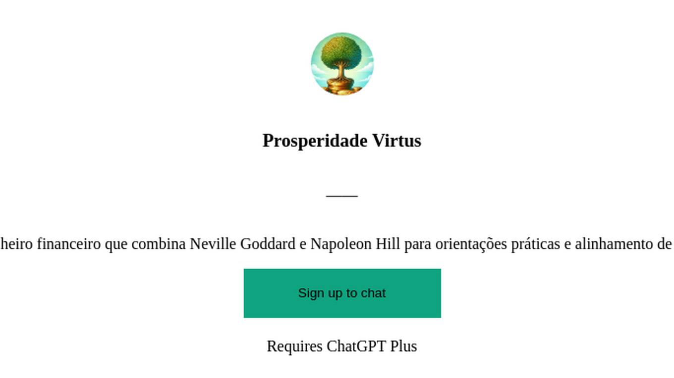 Prosperidade Virtus Screenshot