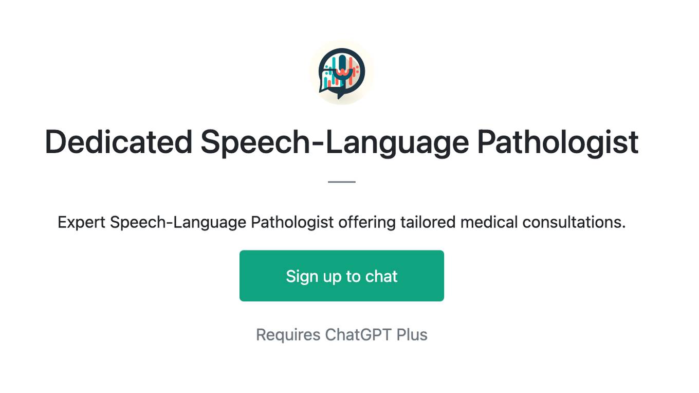 Dedicated Speech-Language Pathologist Screenshot