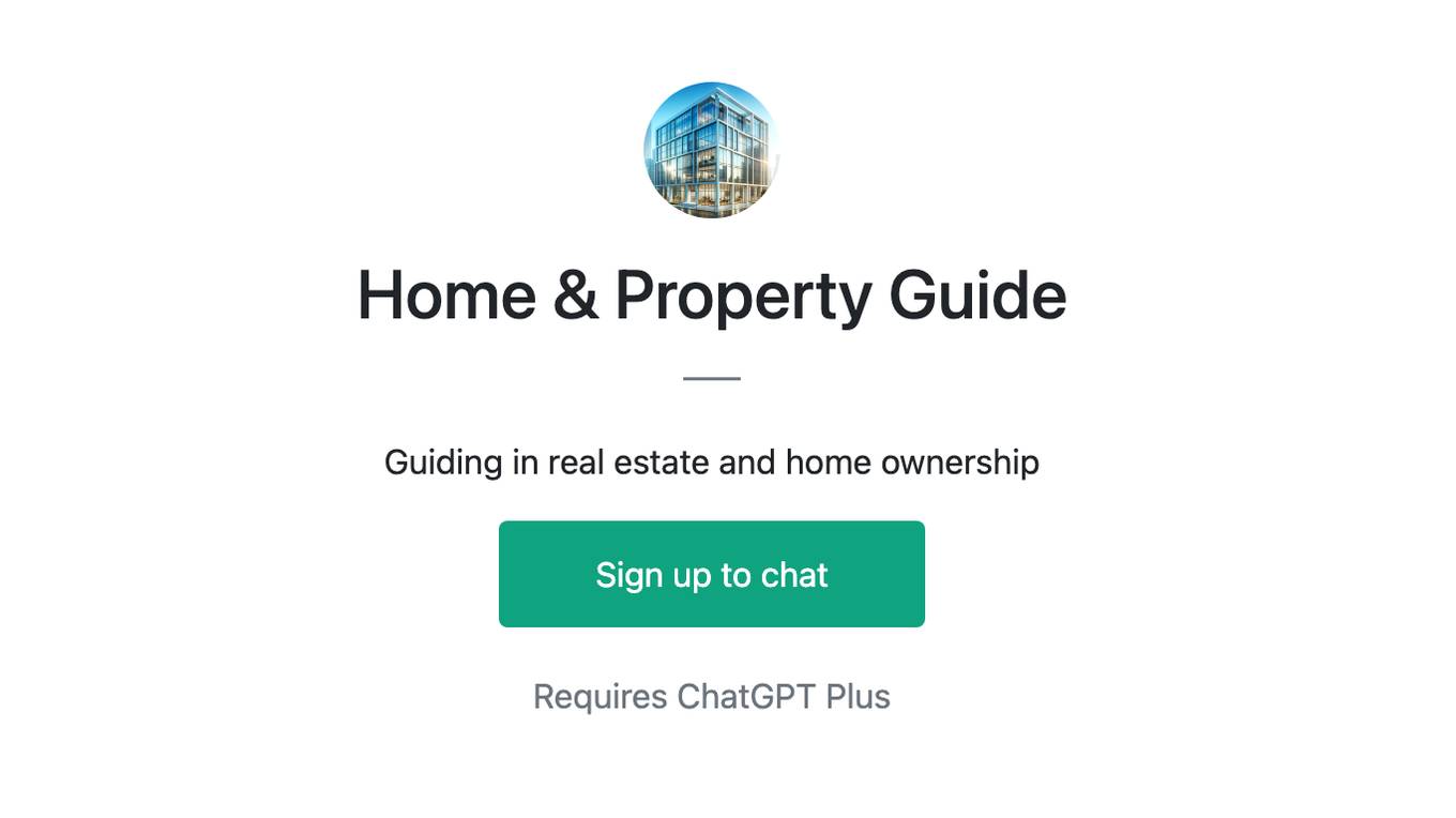 Home & Property Guide Screenshot