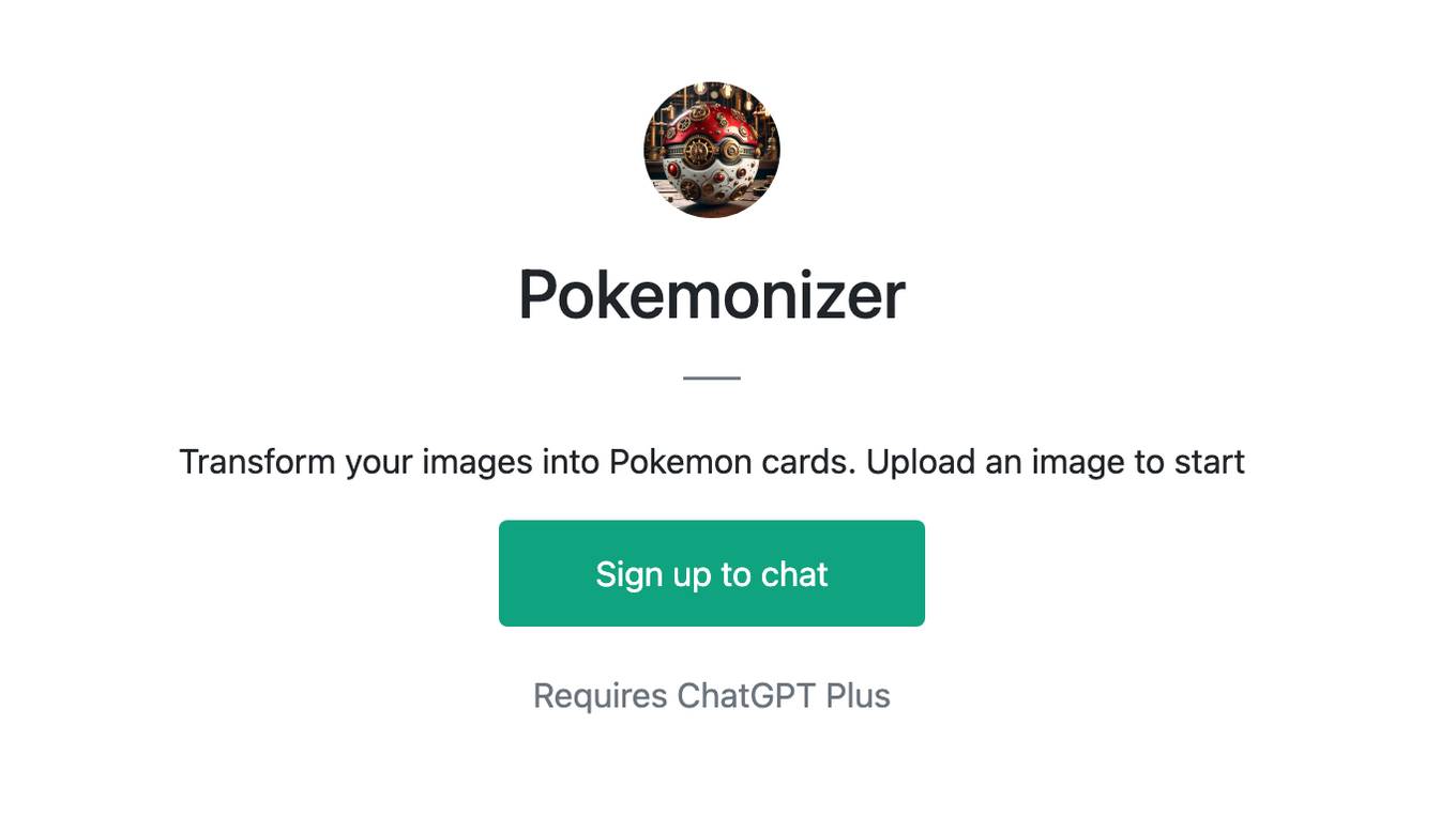 Pokemonizer Screenshot