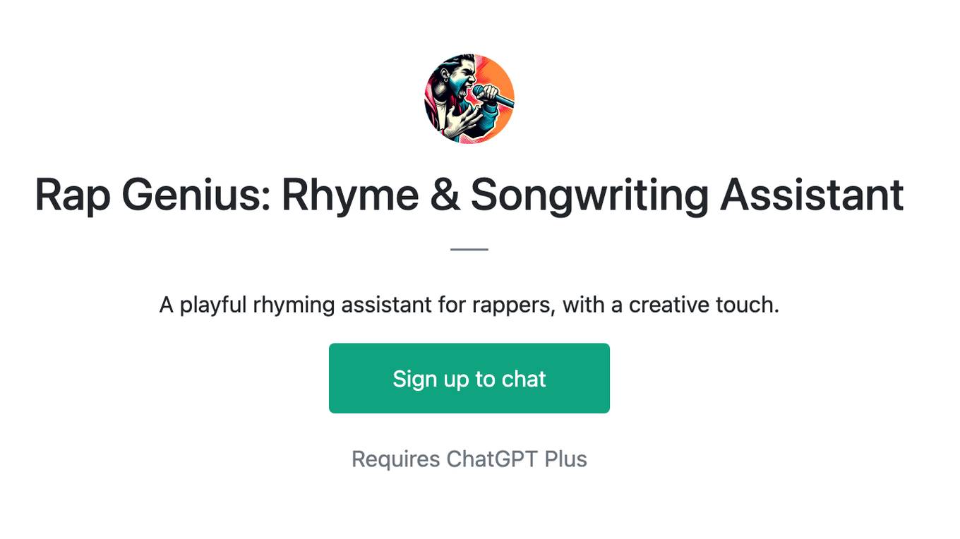 Rap Genius: Rhyme & Songwriting Assistant Screenshot