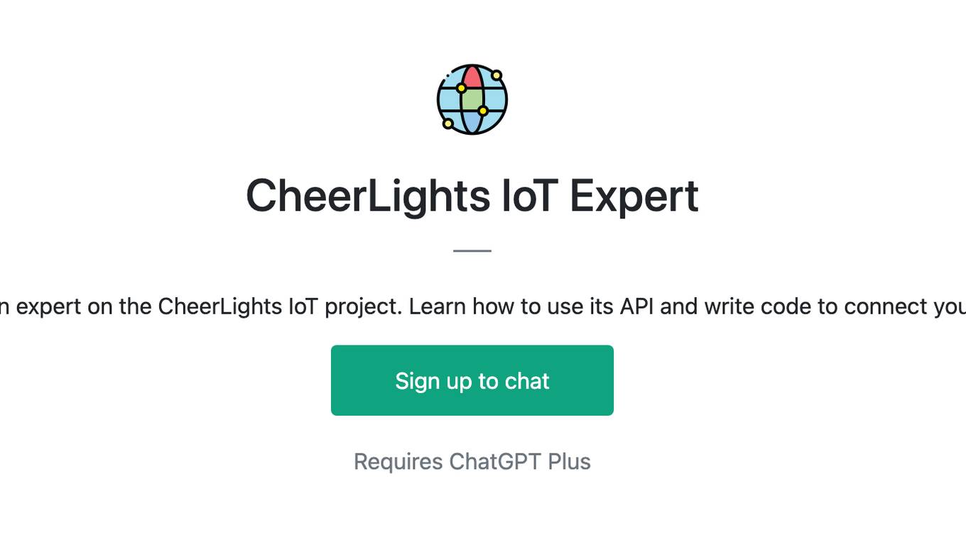 CheerLights IoT Expert Screenshot