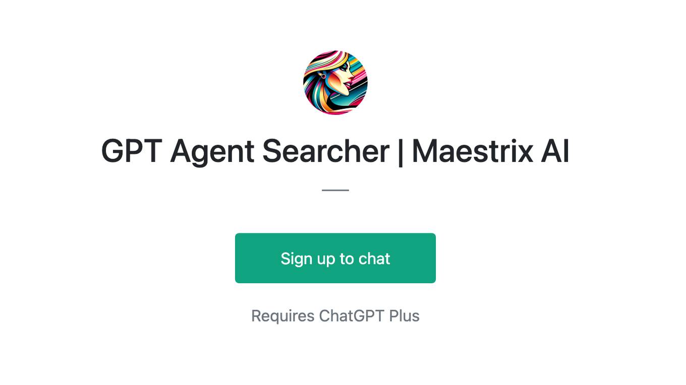 GPT Agent Searcher | Maestrix AI Screenshot