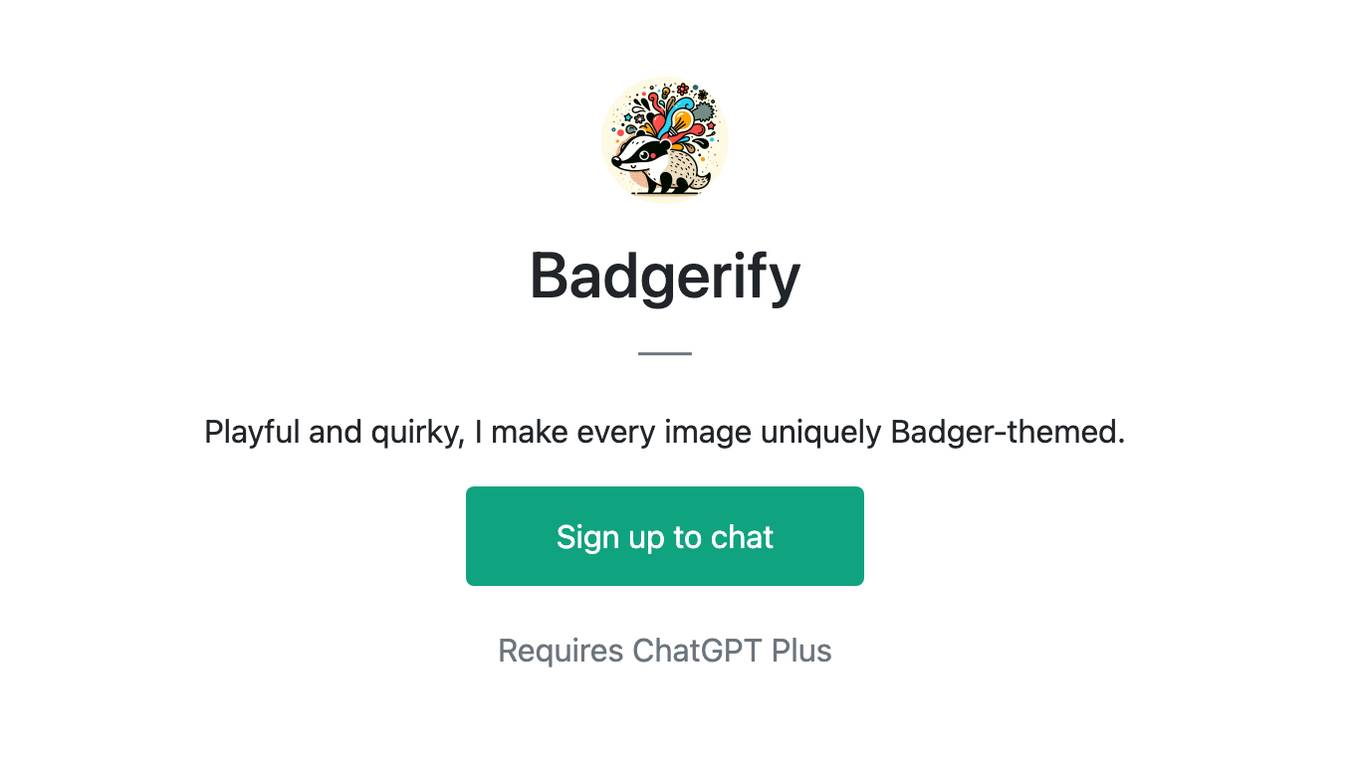 Badgerify Screenshot