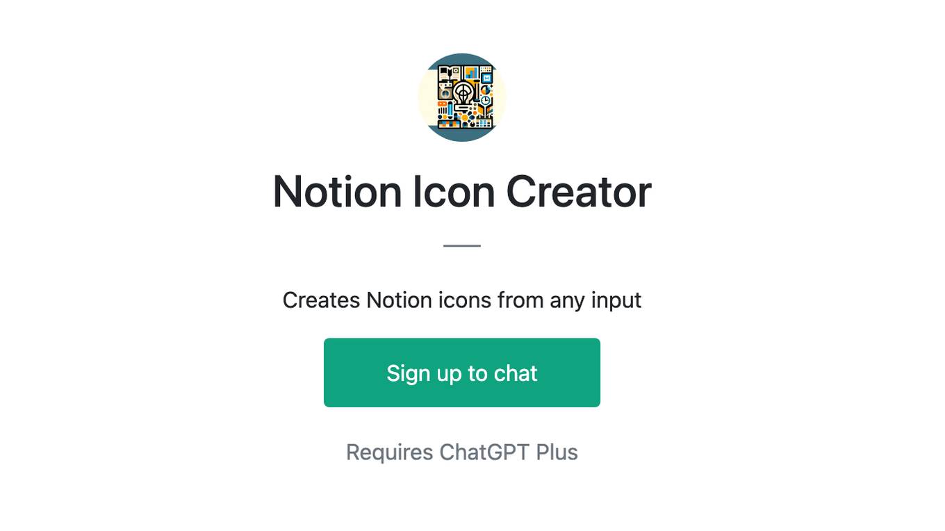 Notion Icon Creator Screenshot