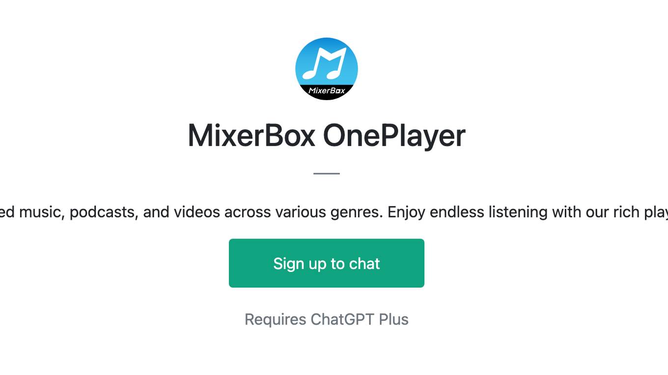 MixerBox OnePlayer Screenshot