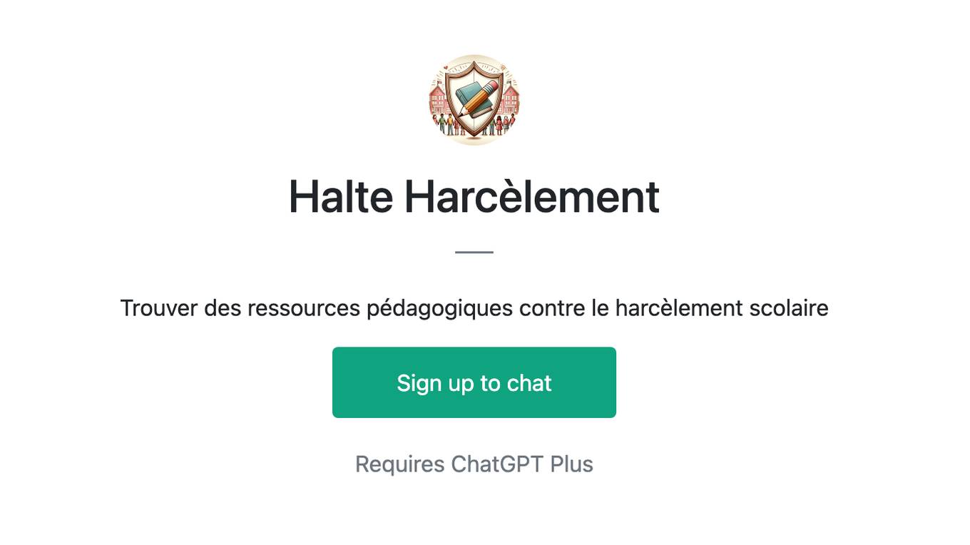 Halte Harcèlement Screenshot