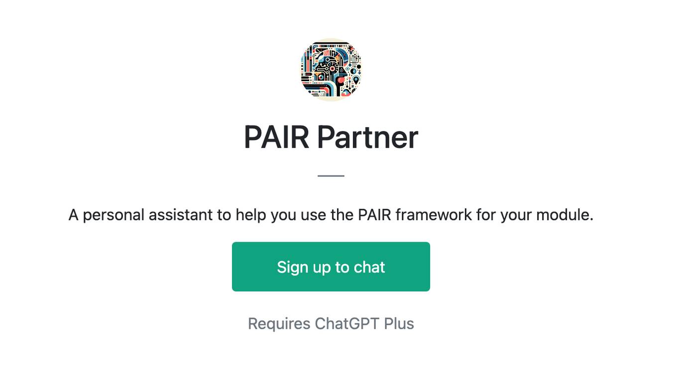 PAIR Partner Screenshot