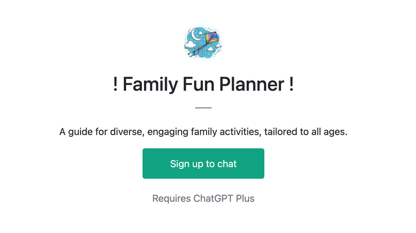 ! Family Fun Planner ! Screenshot