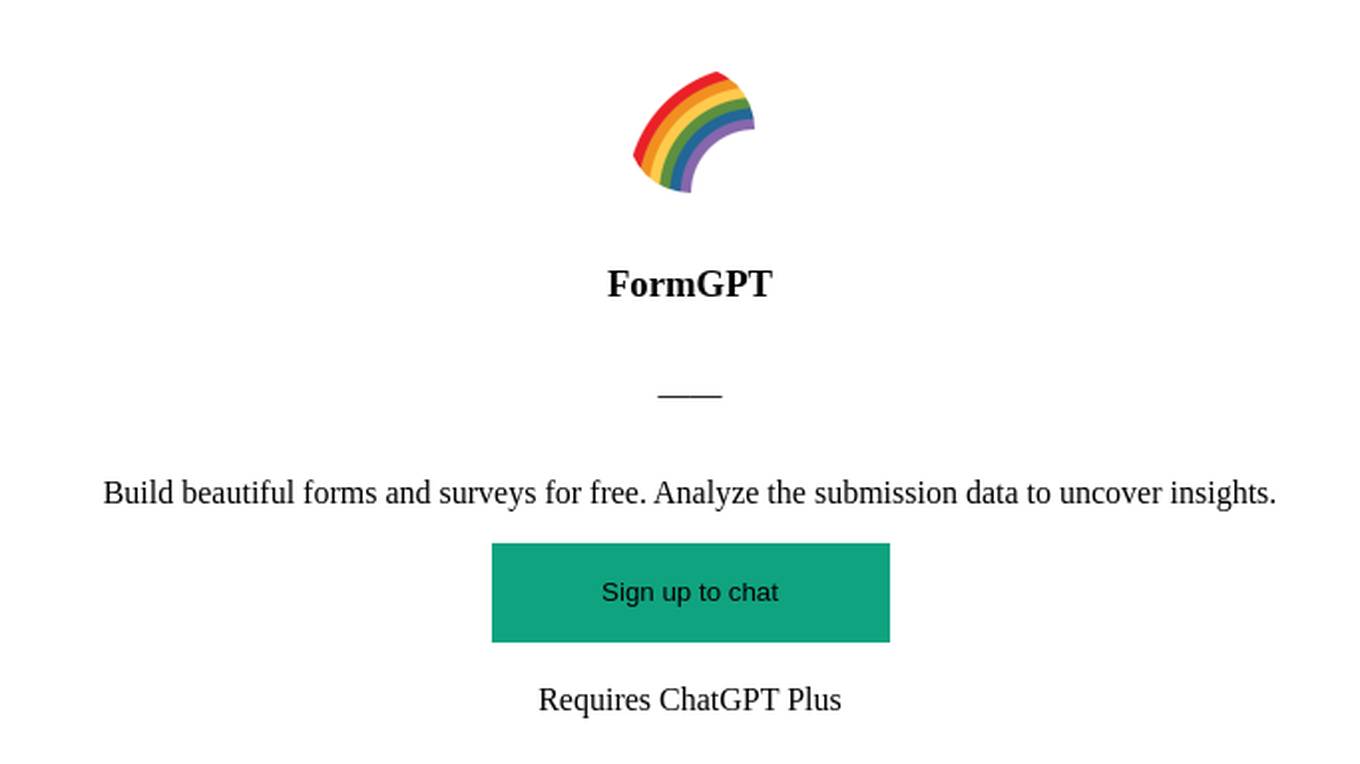 FormGPT Screenshot