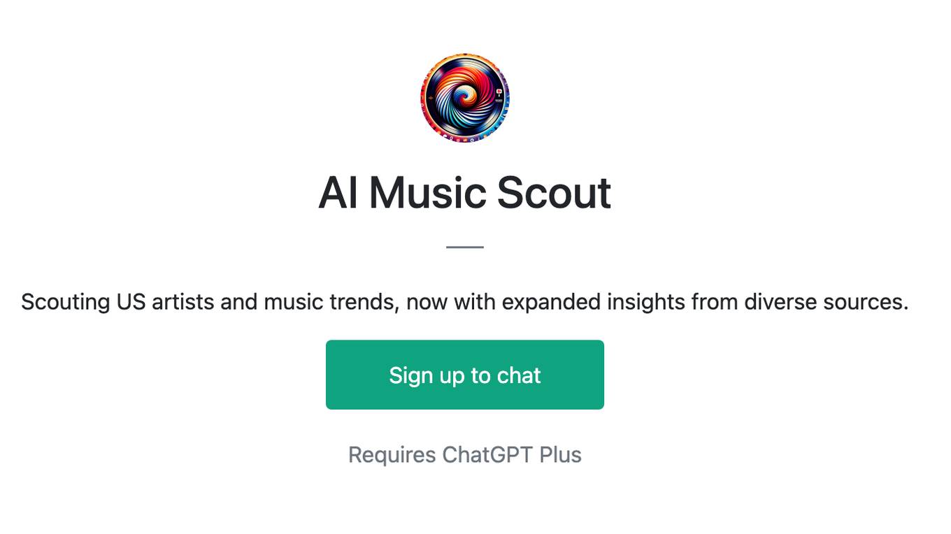 AI Music Scout Screenshot