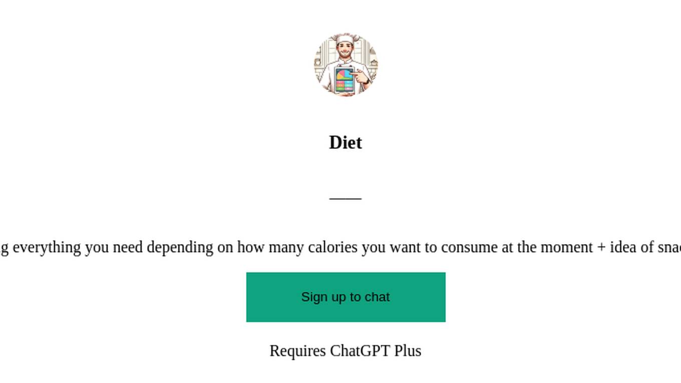 Diet Screenshot