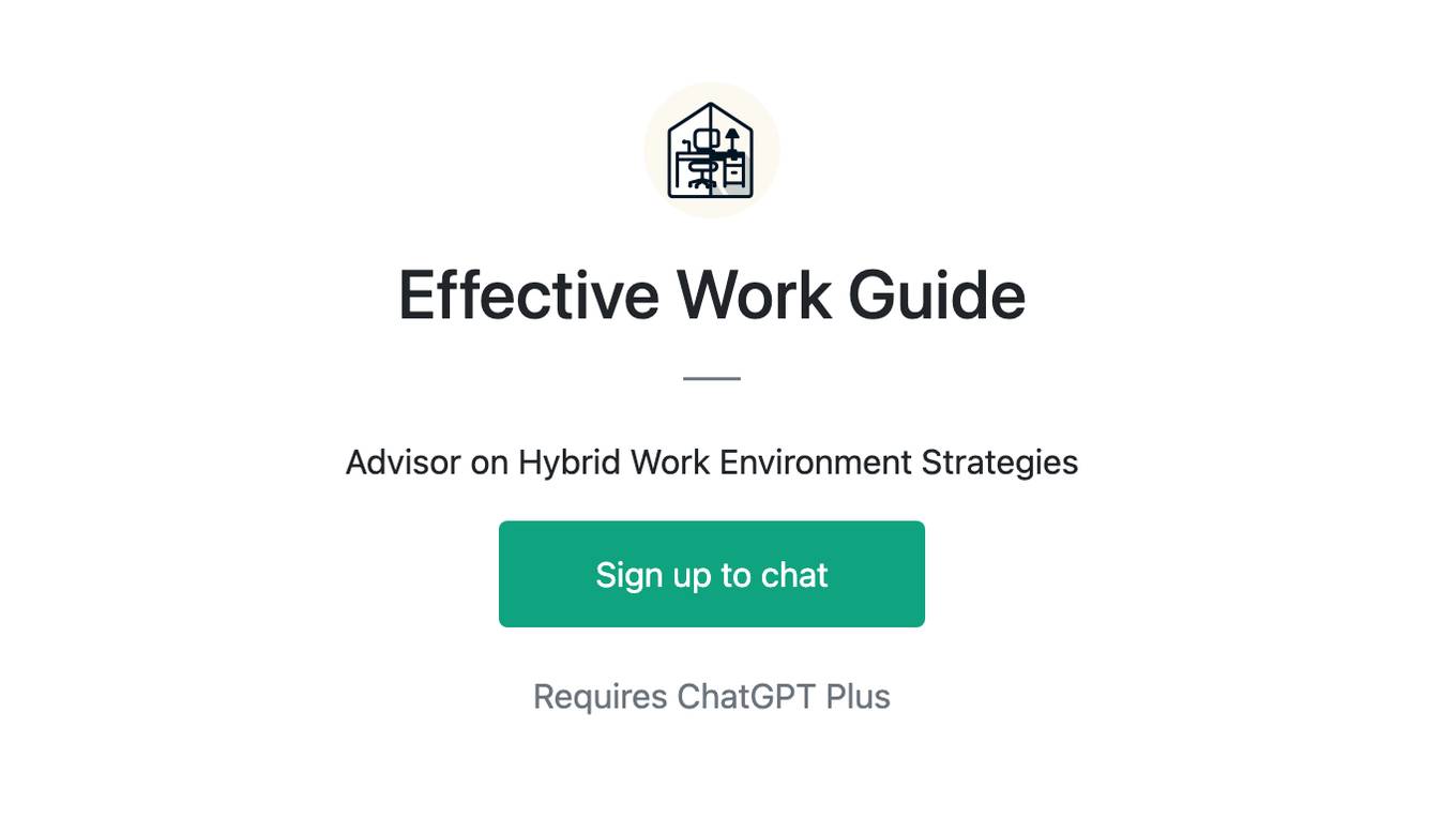 Effective Work Guide Screenshot