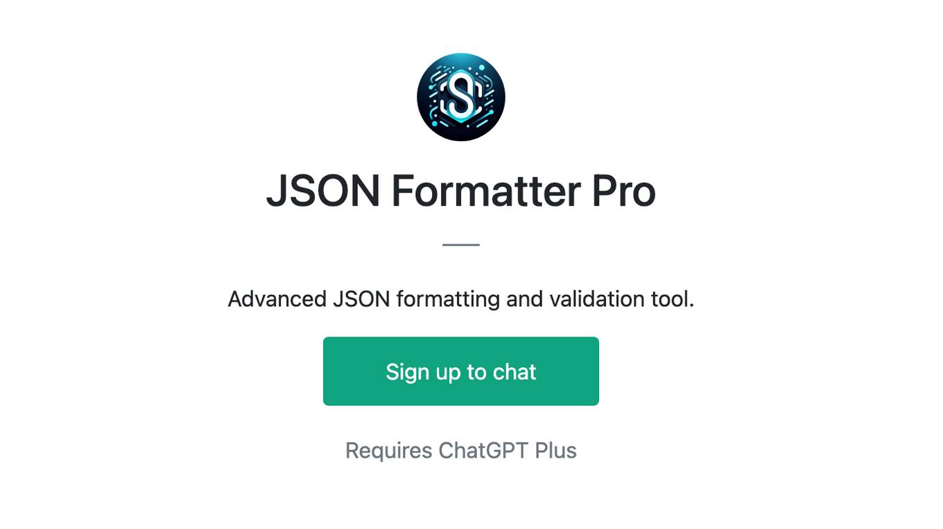 JSON Formatter Pro Screenshot