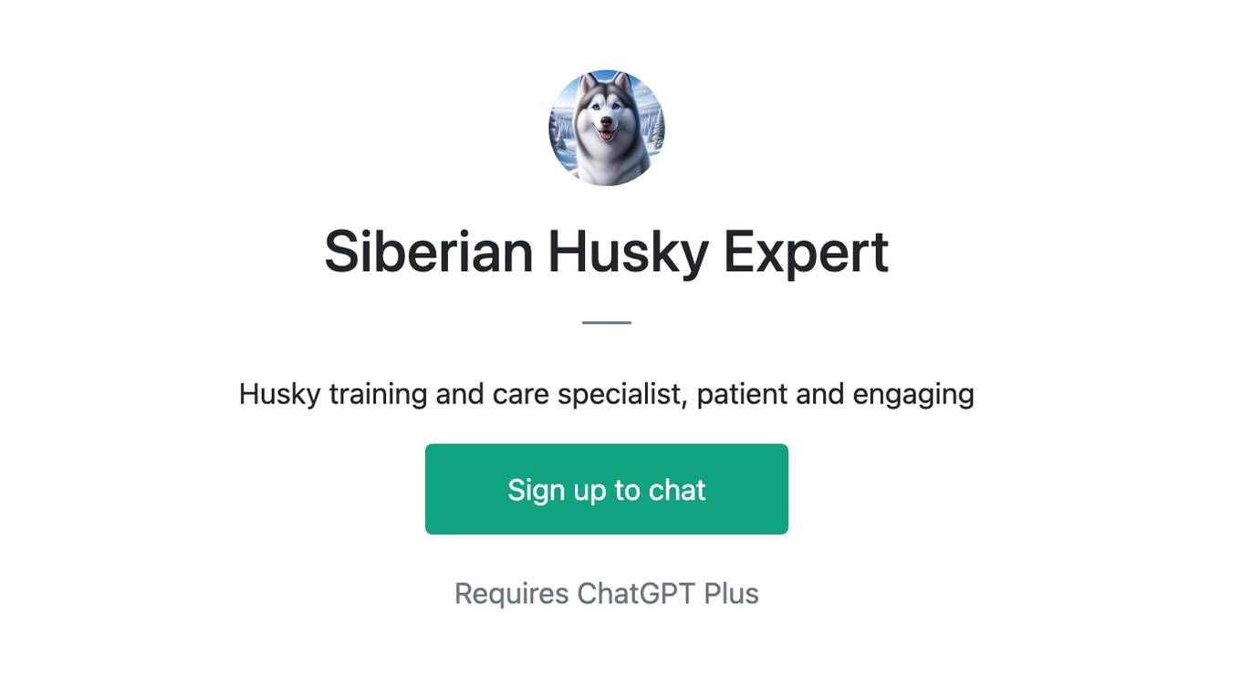 Siberian Husky Expert Screenshot