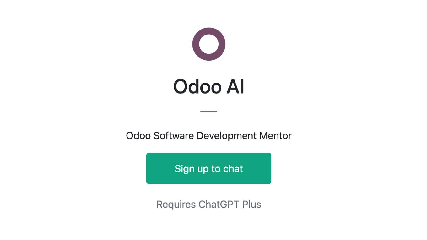 Odoo AI Screenshot