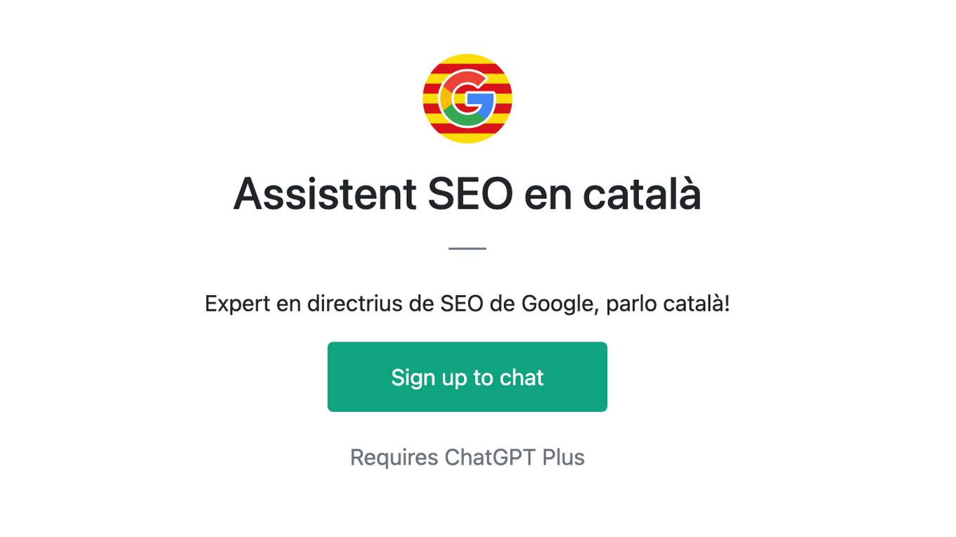 Assistent SEO en català Screenshot