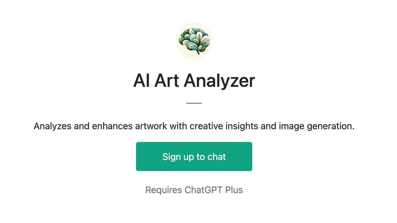 AI Art Analyzer Screenshot