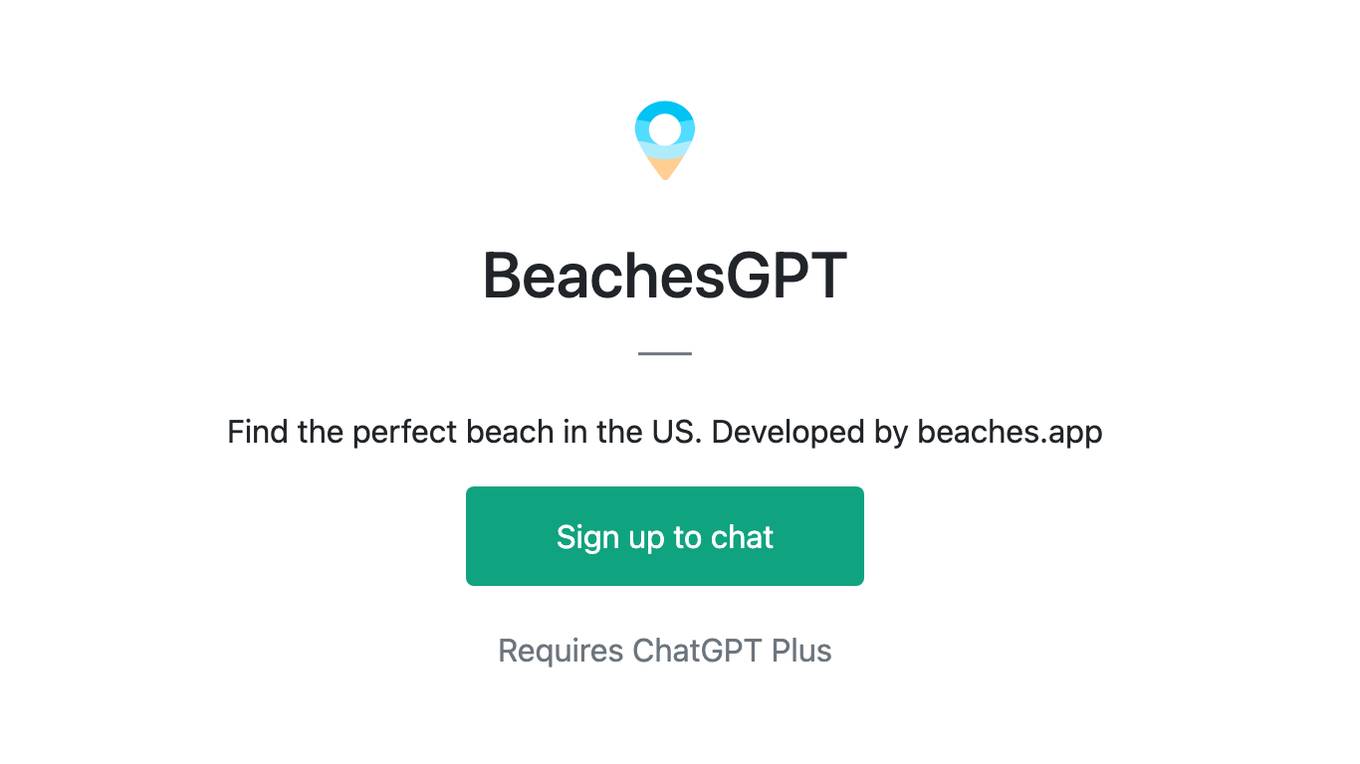 BeachesGPT Screenshot