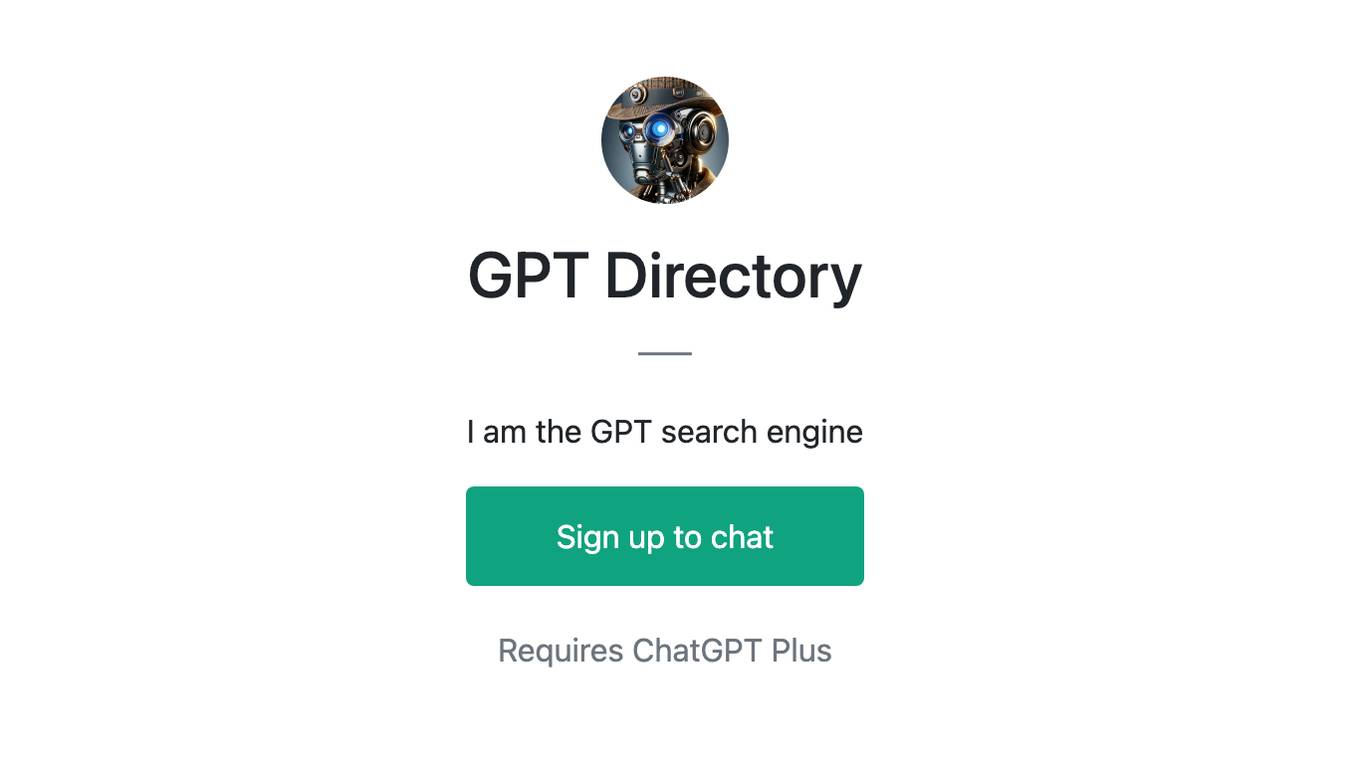 GPT Directory Screenshot