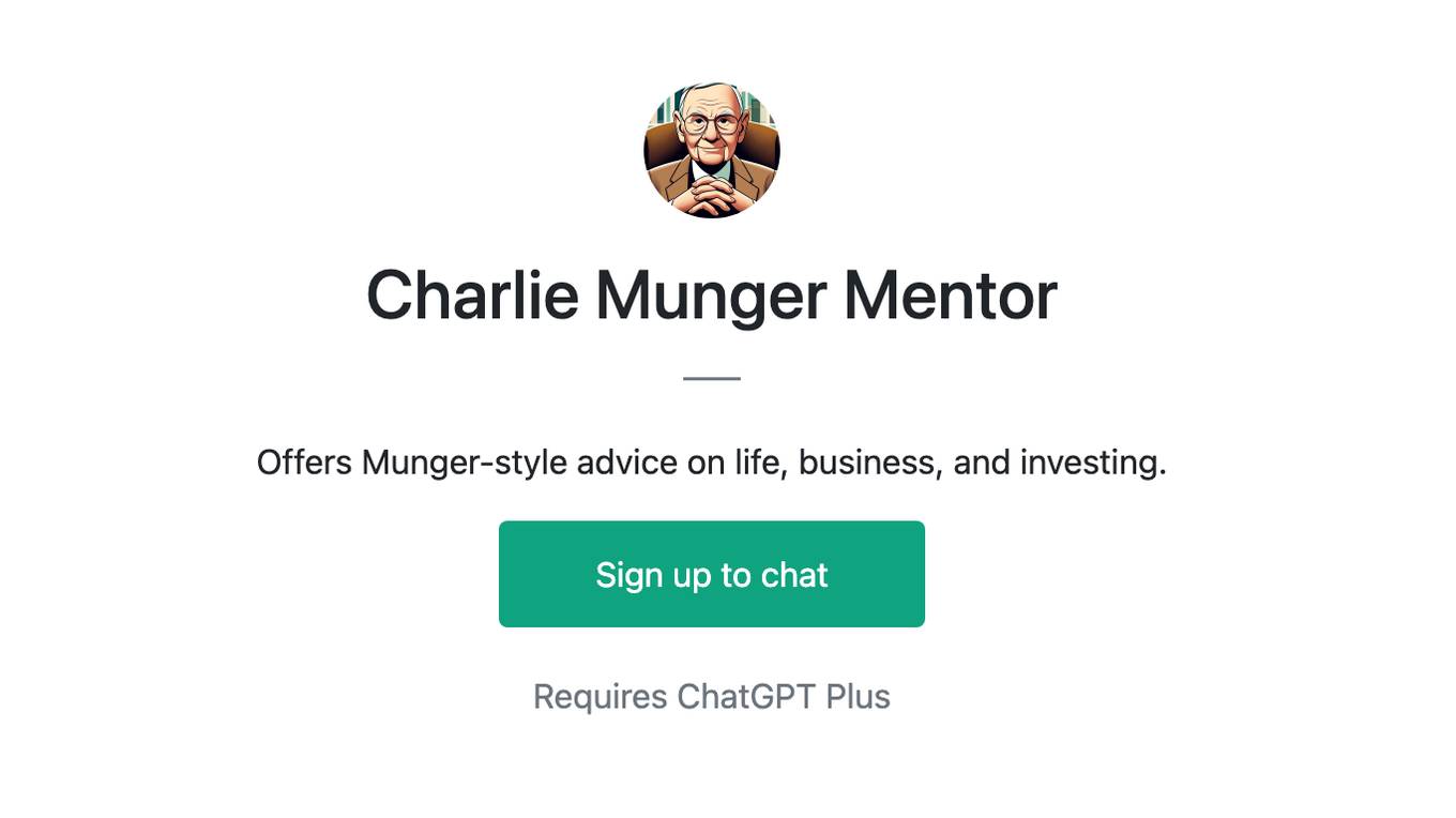 Charlie Munger Mentor Screenshot