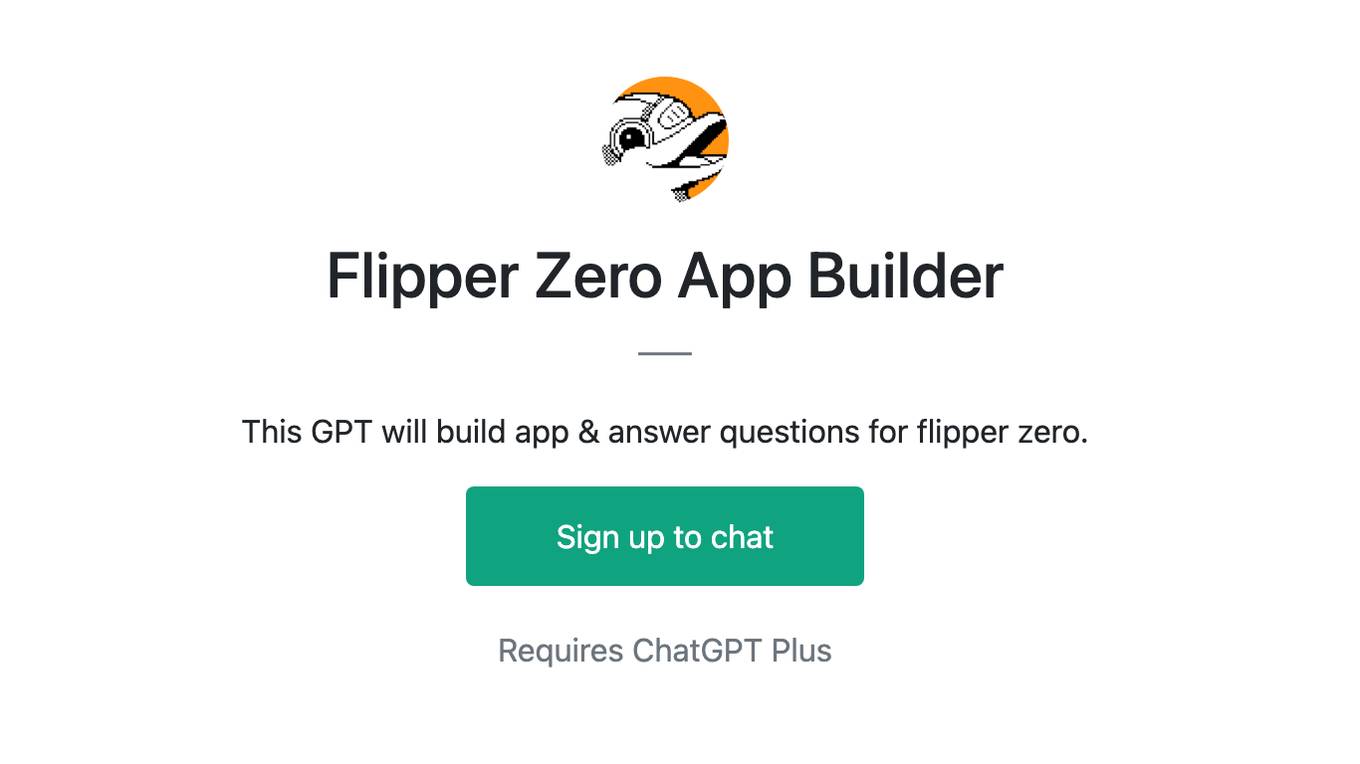 Flipper Zero App Builder Screenshot