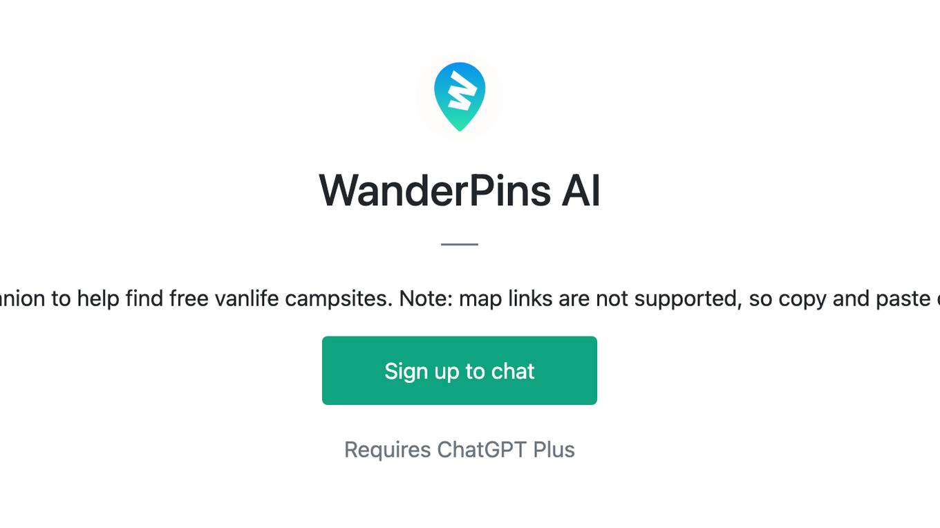 WanderPins AI Screenshot