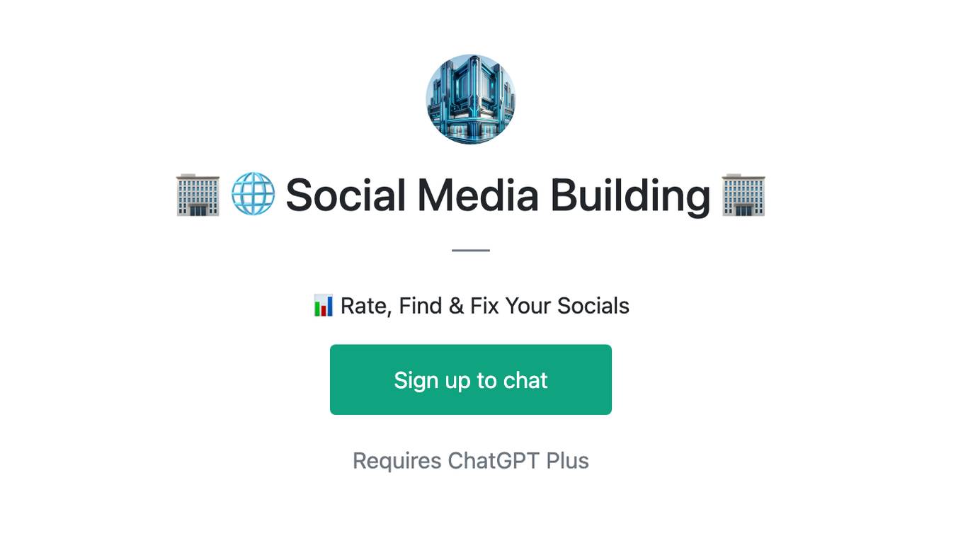 🏢 🌐 Social Media Building 🏢 Screenshot