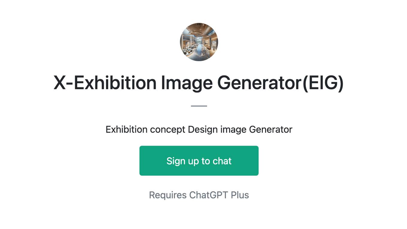 X-Exhibition Image Generator(EIG) Screenshot