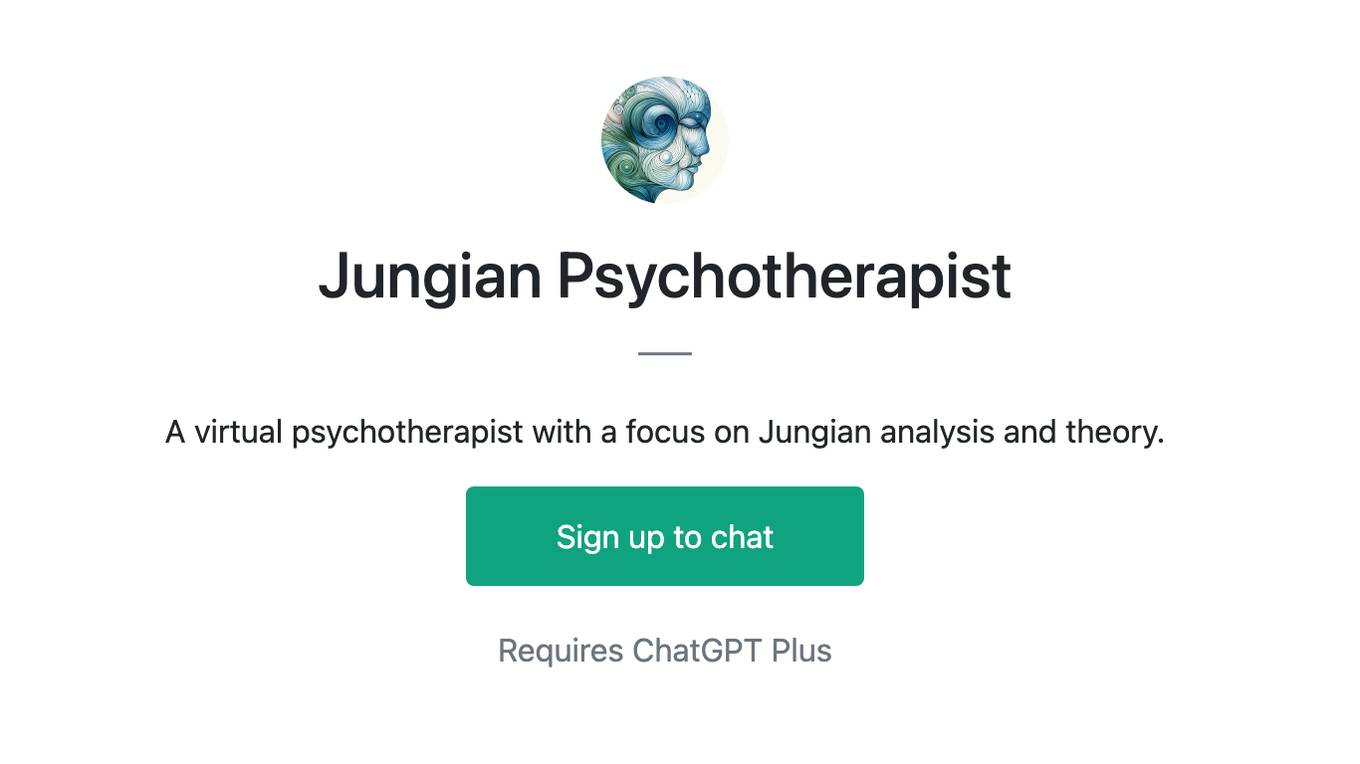 Jungian Psychotherapist Screenshot