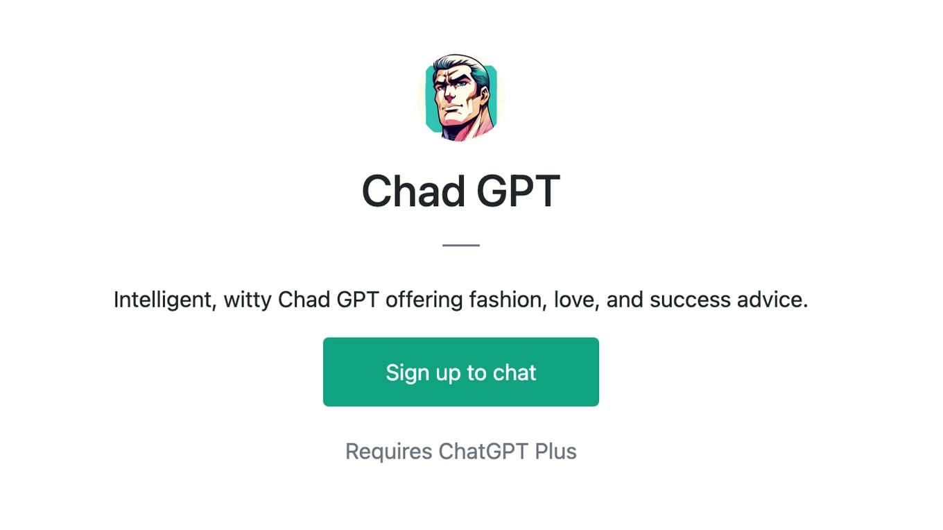 Chad GPT Screenshot