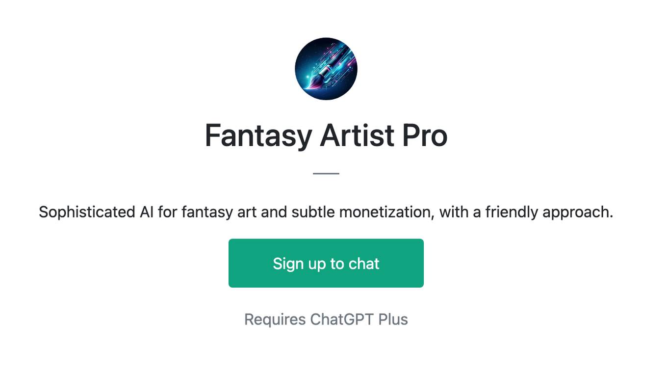 Fantasy Artist Pro Screenshot