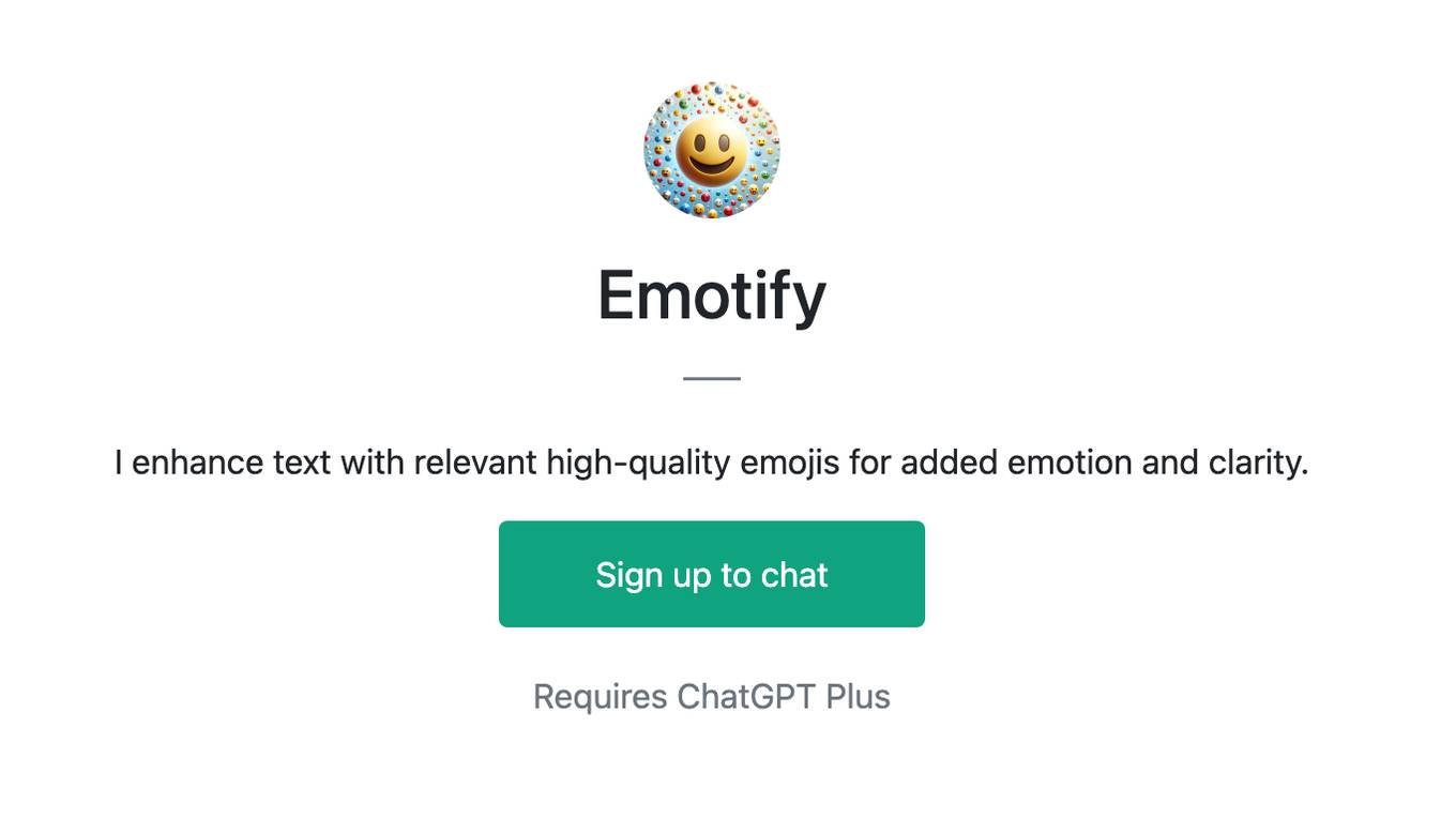 Emotify Screenshot