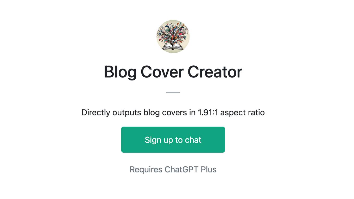 Blog Cover Creator Screenshot