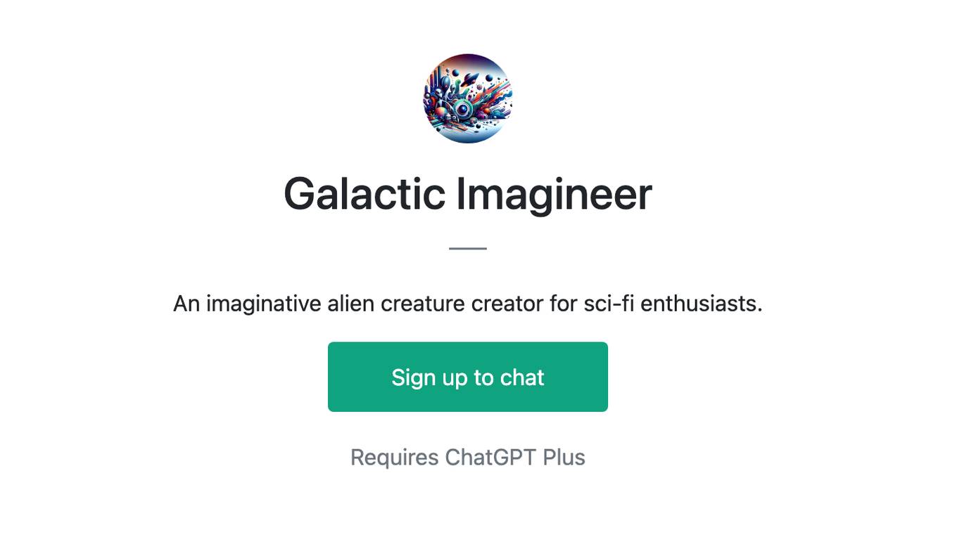 Galactic Imagineer Screenshot