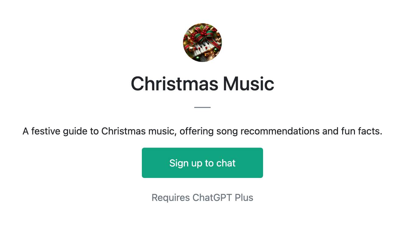 Christmas Music Screenshot