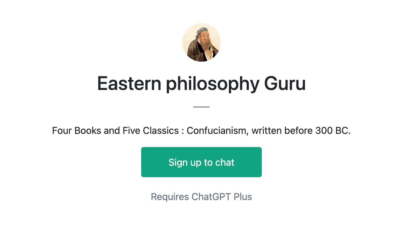 Eastern philosophy Guru Screenshot