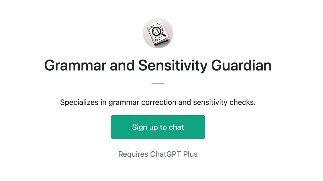 Grammar and Sensitivity Guardian Screenshot