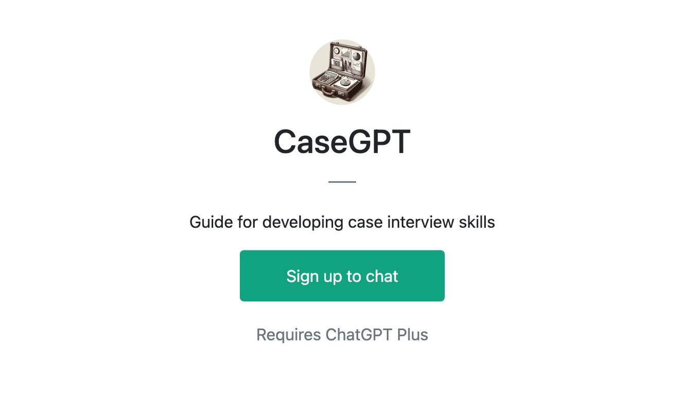 CaseGPT Screenshot