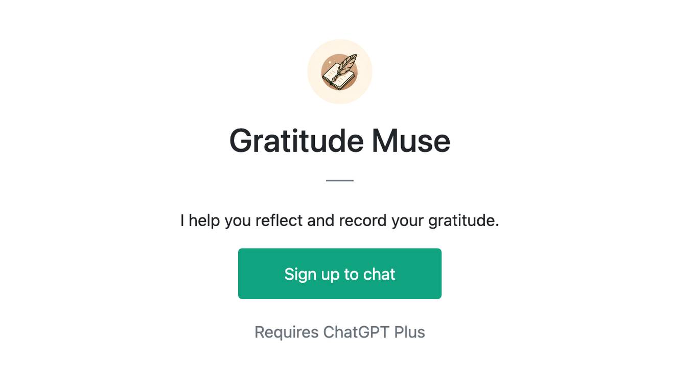 Gratitude Muse Screenshot