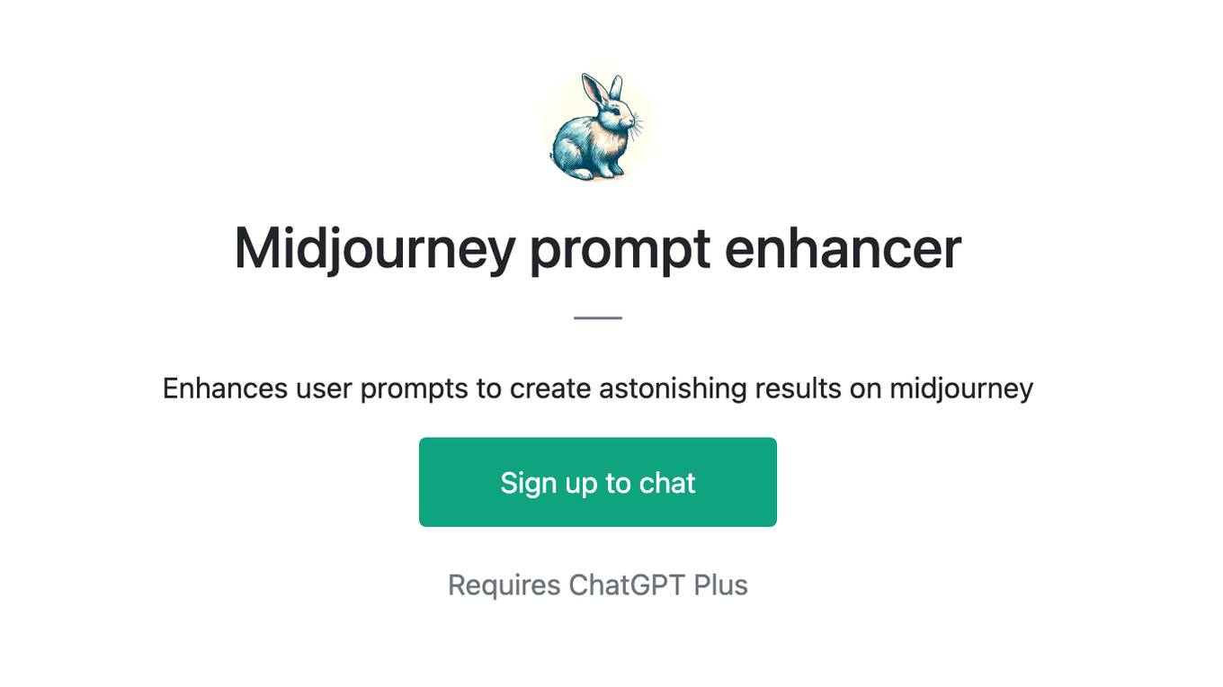 Midjourney prompt enhancer Screenshot