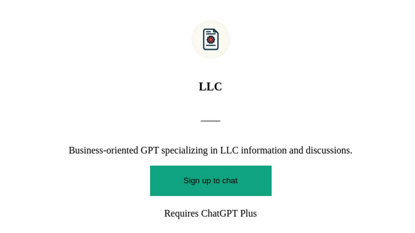 LLC Screenshot