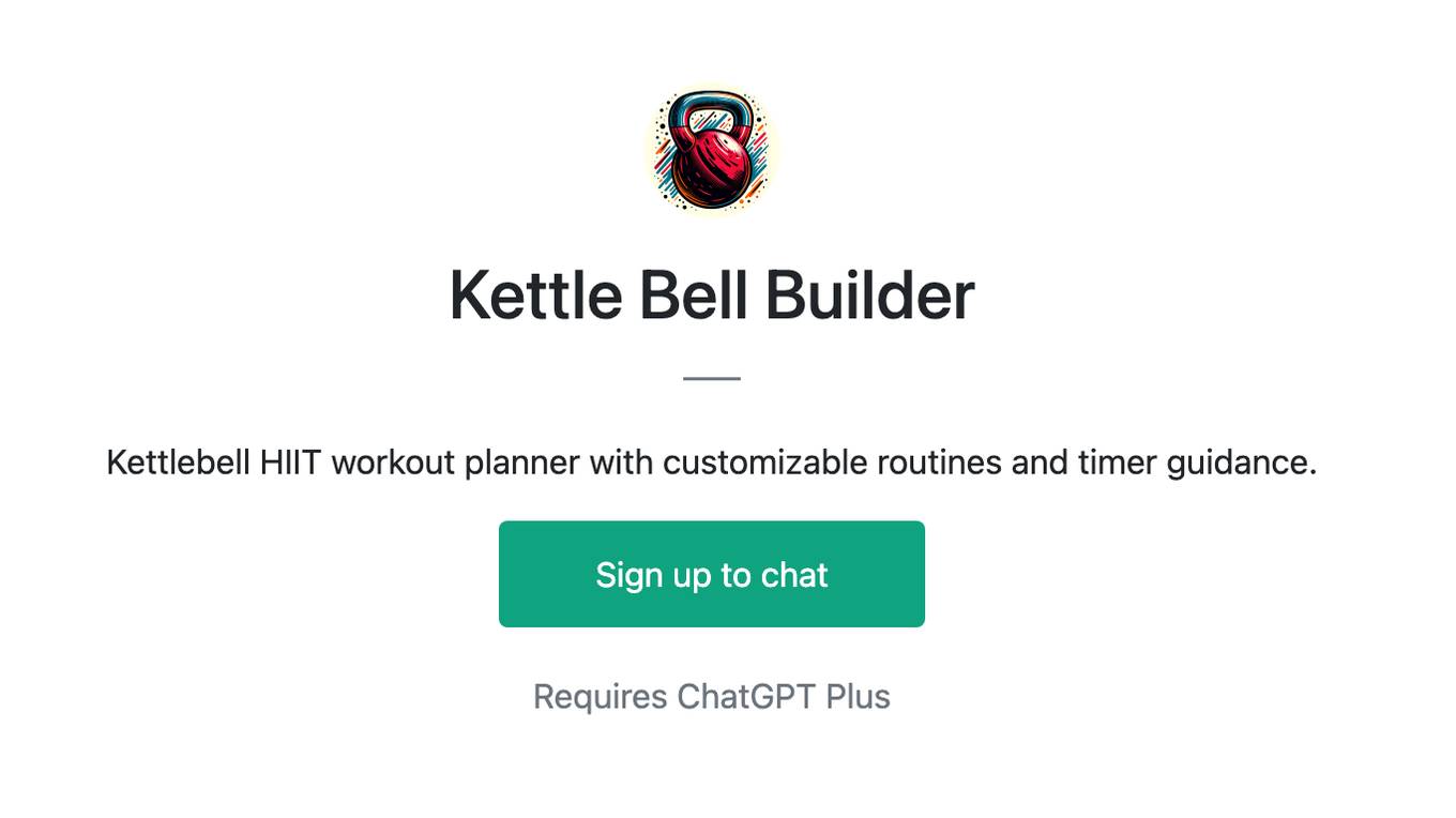 Kettle Bell Builder Screenshot