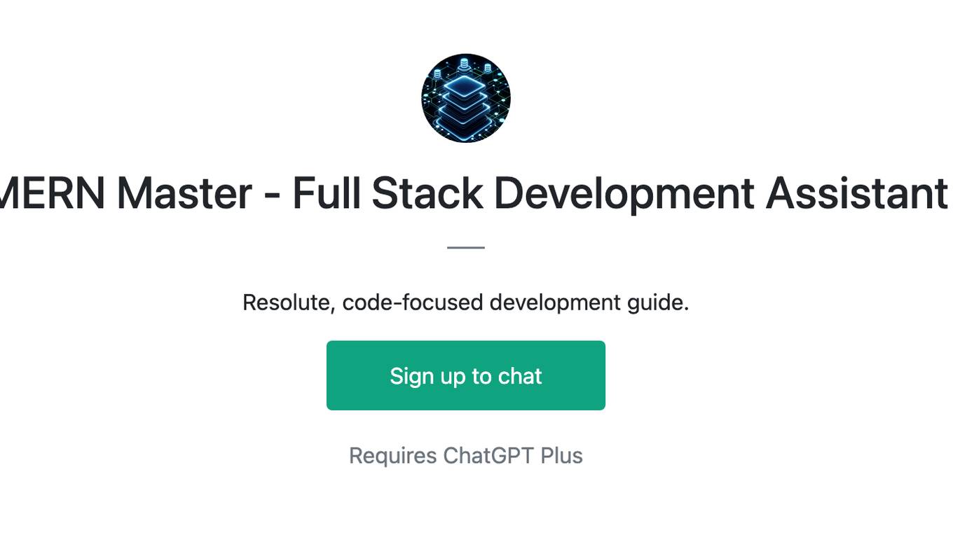 MERN Master - Full Stack Development Assistant Screenshot